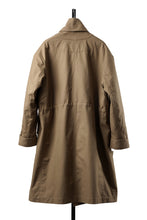 画像をギャラリービューアに読み込む, A TENTATIVE ATELIER exclusive Josef K. SHAWL COLLAR MILITARY COAT w FLEECE LINING (TAN)