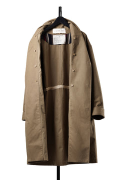 画像をギャラリービューアに読み込む, A TENTATIVE ATELIER exclusive Josef K. SHAWL COLLAR MILITARY COAT w FLEECE LINING (TAN)