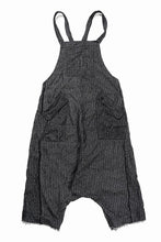 画像をギャラリービューアに読み込む, 【SAMPLE SALE】A.F ARTEFACT 2WAY OVER-ALL / SUMI BINCHO STRIPE (BLACK)