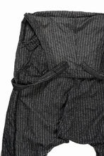 画像をギャラリービューアに読み込む, 【SAMPLE SALE】A.F ARTEFACT 2WAY OVER-ALL / SUMI BINCHO STRIPE (BLACK)