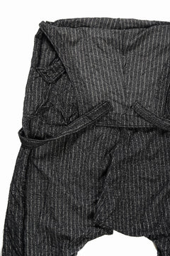 画像をギャラリービューアに読み込む, 【SAMPLE SALE】A.F ARTEFACT 2WAY OVER-ALL / SUMI BINCHO STRIPE (BLACK)