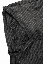 画像をギャラリービューアに読み込む, 【SAMPLE SALE】A.F ARTEFACT 2WAY OVER-ALL / SUMI BINCHO STRIPE (BLACK)