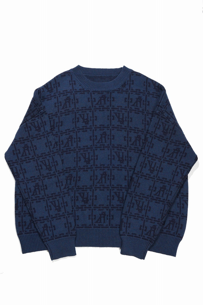 A.F ARTEFACT ニット SAMPLE SALE】A.F ARTEFACT CABLE KNIT HOODIE / OVER SIZED FIT