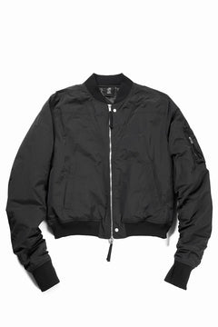 Load image into Gallery viewer, thom/krom MA-1 BOMBER JACKET / WARM PADDED (BLACK)