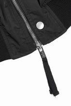 Load image into Gallery viewer, thom/krom MA-1 BOMBER JACKET / WARM PADDED (BLACK)