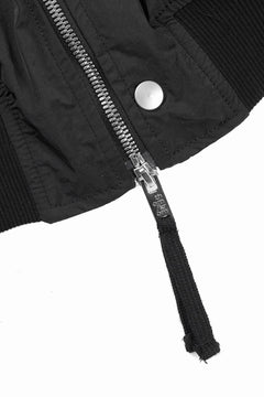 Load image into Gallery viewer, thom/krom MA-1 BOMBER JACKET / WARM PADDED (BLACK)