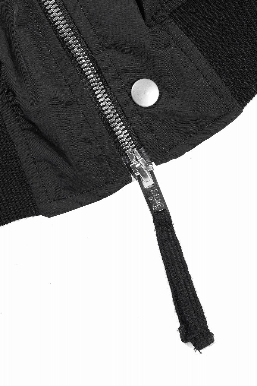 Load image into Gallery viewer, thom/krom MA-1 BOMBER JACKET / WARM PADDED (BLACK)