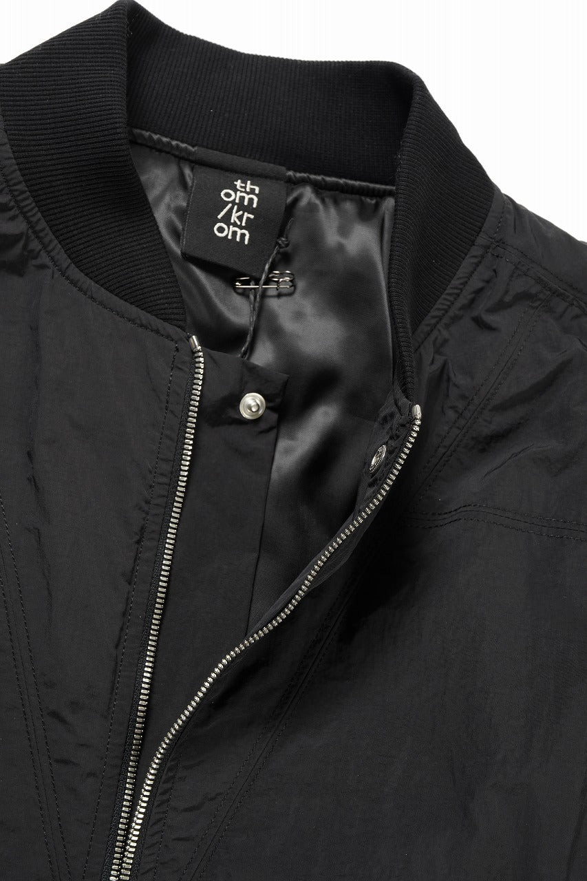 Load image into Gallery viewer, thom/krom MA-1 BOMBER JACKET / WARM PADDED (BLACK)