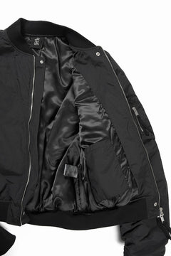 Load image into Gallery viewer, thom/krom MA-1 BOMBER JACKET / WARM PADDED (BLACK)