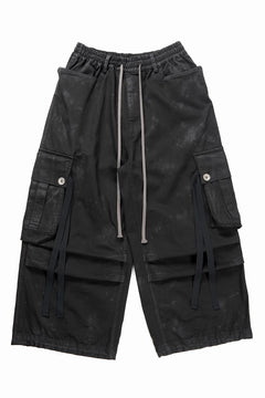 画像をギャラリービューアに読み込む, 【SAMPLE SALE】A.F ARTEFACT EXTREME WIDE CARGO PANTS / COATING TWILL (BLACK)