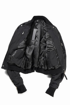 Load image into Gallery viewer, thom/krom MA-1 BOMBER JACKET / WARM PADDED (BLACK)
