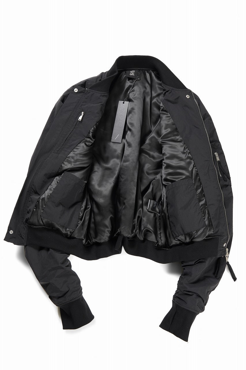 Load image into Gallery viewer, thom/krom MA-1 BOMBER JACKET / WARM PADDED (BLACK)