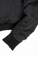 Load image into Gallery viewer, thom/krom MA-1 BOMBER JACKET / WARM PADDED (BLACK)