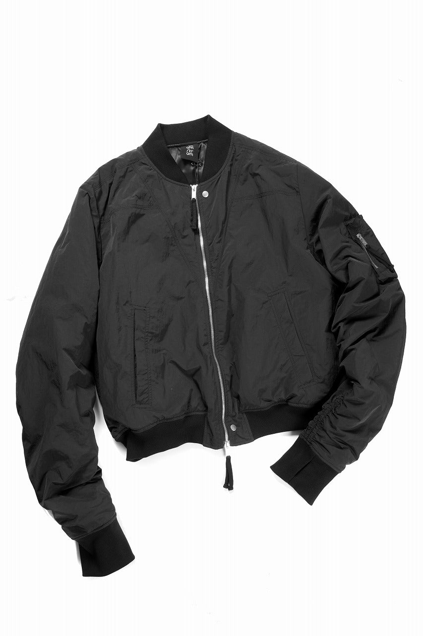 Load image into Gallery viewer, thom/krom MA-1 BOMBER JACKET / WARM PADDED (BLACK)
