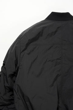 Load image into Gallery viewer, thom/krom MA-1 BOMBER JACKET / WARM PADDED (BLACK)