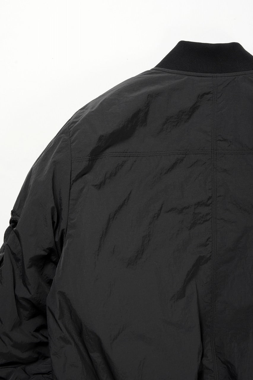 Load image into Gallery viewer, thom/krom MA-1 BOMBER JACKET / WARM PADDED (BLACK)