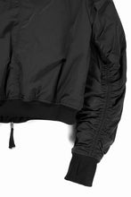 Load image into Gallery viewer, thom/krom MA-1 BOMBER JACKET / WARM PADDED (BLACK)