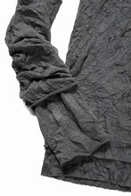 画像をギャラリービューアに読み込む, A.F ARTEFACT CRUMPLE DOUBLE LAYER L/S TOPS (GREY x GREY)