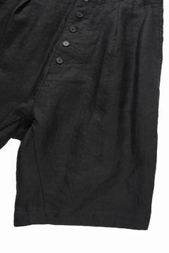 画像をギャラリービューアに読み込む, KLASICA "SABRON 66" RE CONSTRUCTED MID PANTS / CRISP FINISH AIRLY MICRO DOBBY (BLACK)