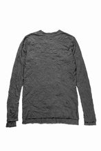 画像をギャラリービューアに読み込む, A.F ARTEFACT CRUMPLE DOUBLE LAYER L/S TOPS (GREY x GREY)