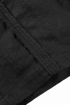 画像をギャラリービューアに読み込む, KLASICA "SABRON 66" RE CONSTRUCTED MID PANTS / CRISP FINISH AIRLY MICRO DOBBY (BLACK)