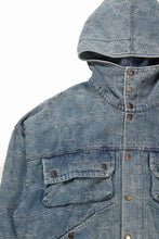 画像をギャラリービューアに読み込む, 【SAMPLE SALE】A.F ARTEFACT HOODED JACKET / JACQUARD DENIM (INDIGO)
