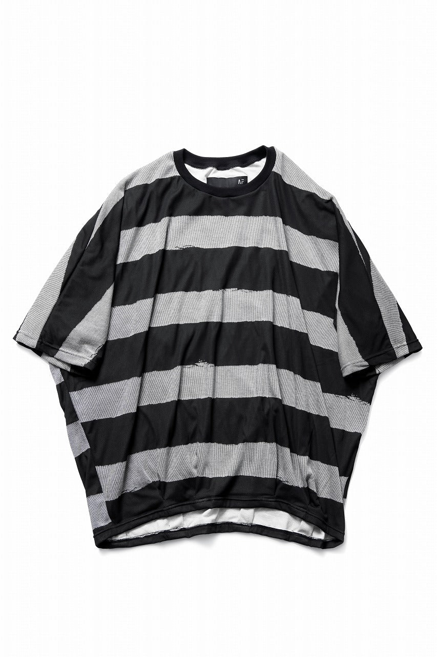 A.F ARTEFACT BOUND BORDER DOLMAN TEE (BLACK)
