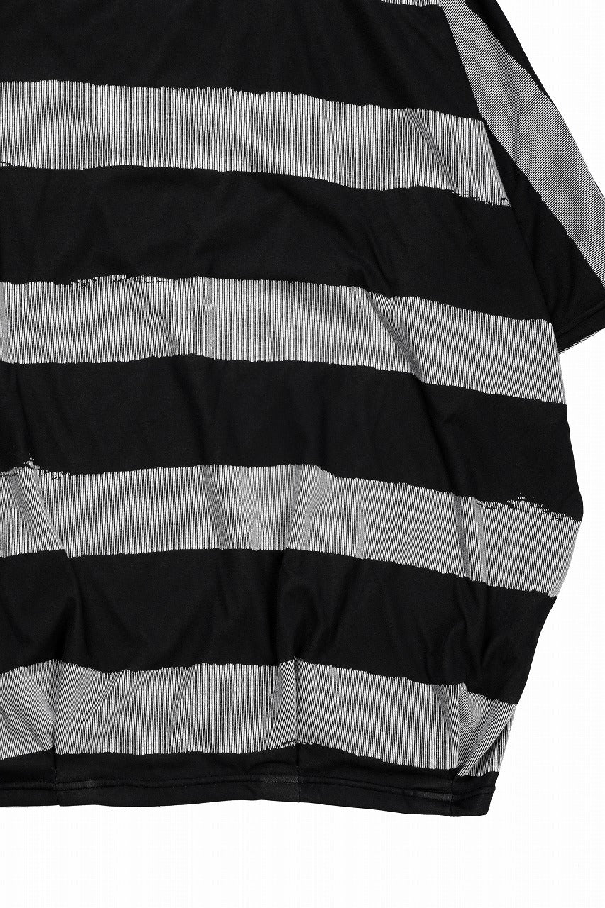 A.F ARTEFACT BOUND BORDER DOLMAN TEE (BLACK)
