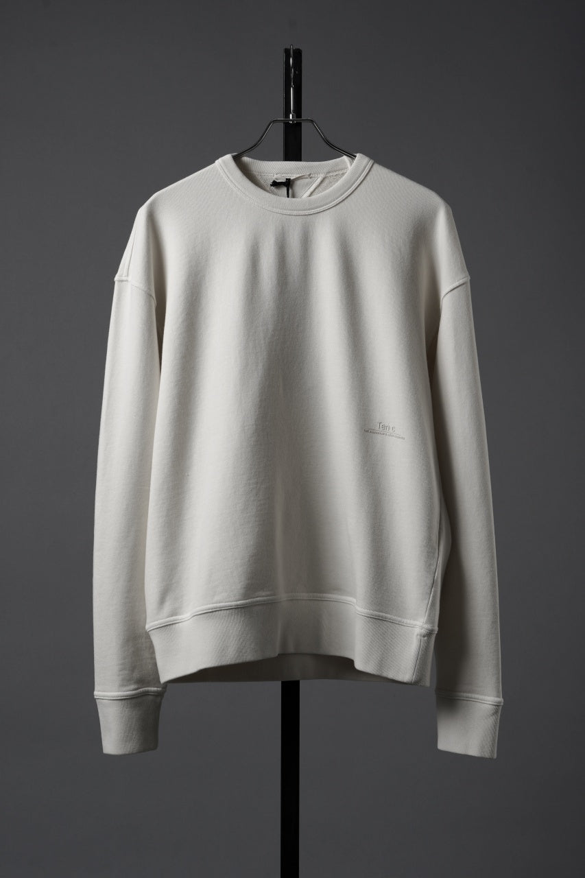 Load image into Gallery viewer, Ten c FLEECE / CREW NECK SWEAT SHIRT (BIANCO NEVE)