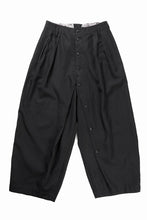 画像をギャラリービューアに読み込む, Professor.E BUTTON DRAFT PANTS (BLACK)
