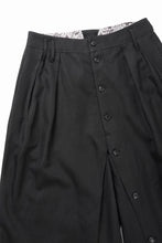 画像をギャラリービューアに読み込む, Professor.E BUTTON DRAFT PANTS (BLACK)