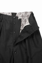 画像をギャラリービューアに読み込む, Professor.E BUTTON DRAFT PANTS (BLACK)