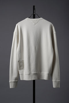 Load image into Gallery viewer, Ten c FLEECE / CREW NECK SWEAT SHIRT (BIANCO NEVE)