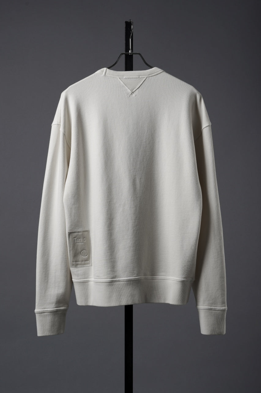 Load image into Gallery viewer, Ten c FLEECE / CREW NECK SWEAT SHIRT (BIANCO NEVE)