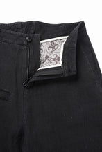 画像をギャラリービューアに読み込む, Professor.E REPAIRED CHINO TROUSERS (BLACK)