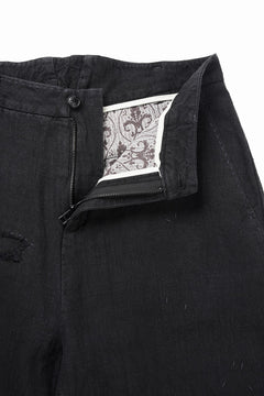 画像をギャラリービューアに読み込む, Professor.E REPAIRED CHINO TROUSERS (BLACK)