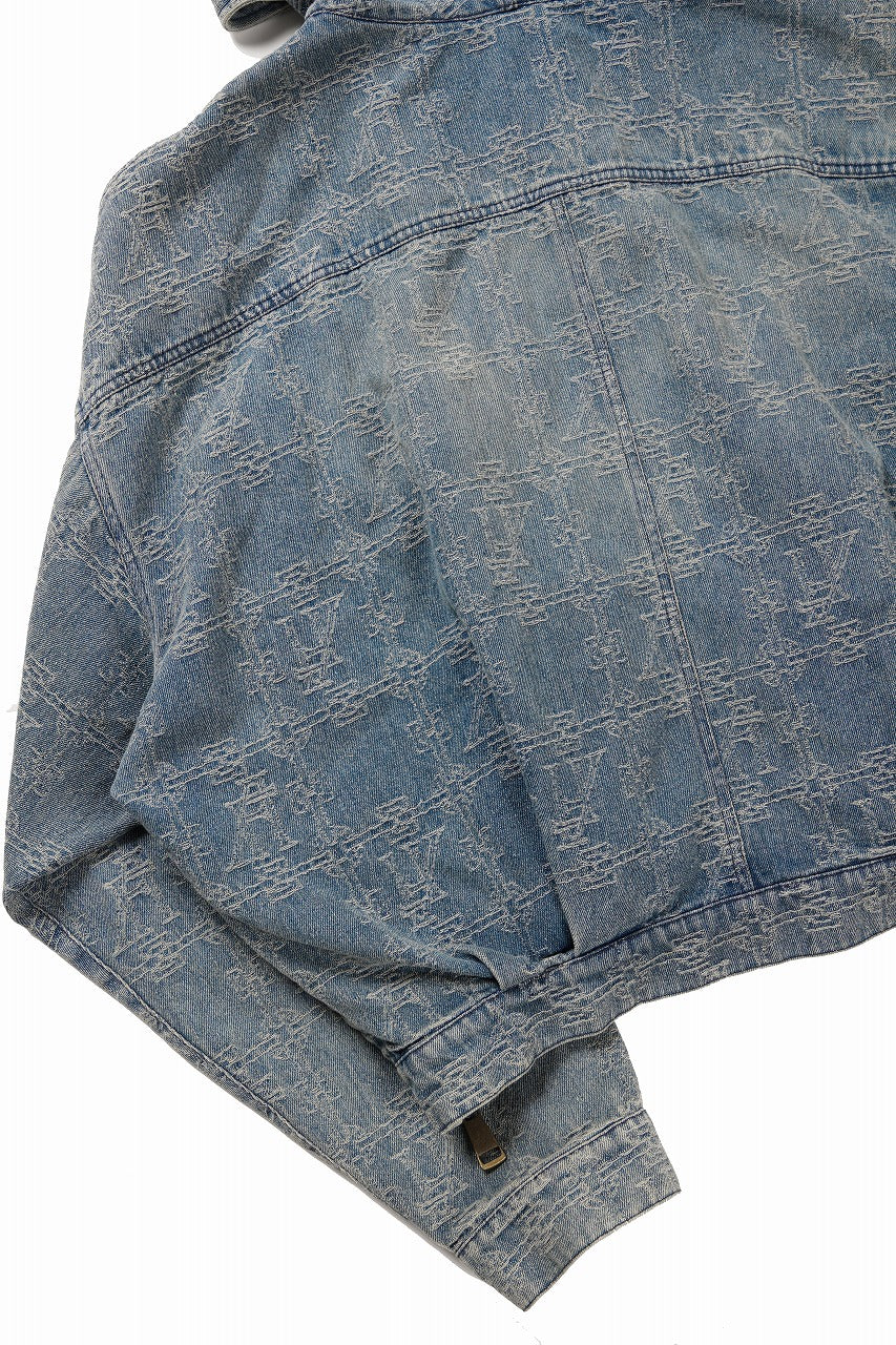 画像をギャラリービューアに読み込む, 【SAMPLE SALE】A.F ARTEFACT HOODED JACKET / JACQUARD DENIM (INDIGO)
