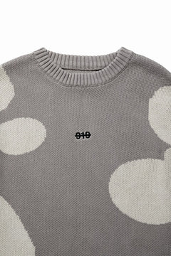 画像をギャラリービューアに読み込む, 【SAMPLE SALE】A.F ARTEFACT POLKA PATTERN KNIT TOPS (GREIGE x BEIGE)