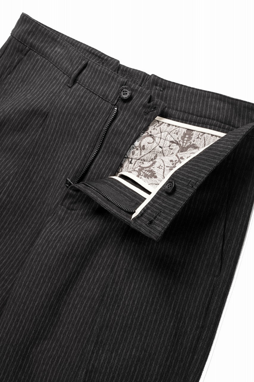 画像をギャラリービューアに読み込む, Professor.E E’TRIPED PANTS (BLACK)