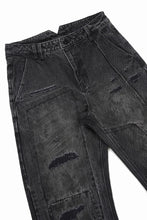 画像をギャラリービューアに読み込む, Professor.E AGED DENIM PANTS (WASHED BLACK)