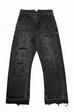 画像をギャラリービューアに読み込む, Professor.E AGED DENIM PANTS (WASHED BLACK)