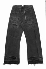 画像をギャラリービューアに読み込む, Professor.E AGED DENIM PANTS (WASHED BLACK)