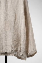 Load image into Gallery viewer, YUTA MATSUOKA pullover shirt / beige linen gauze (beige)
