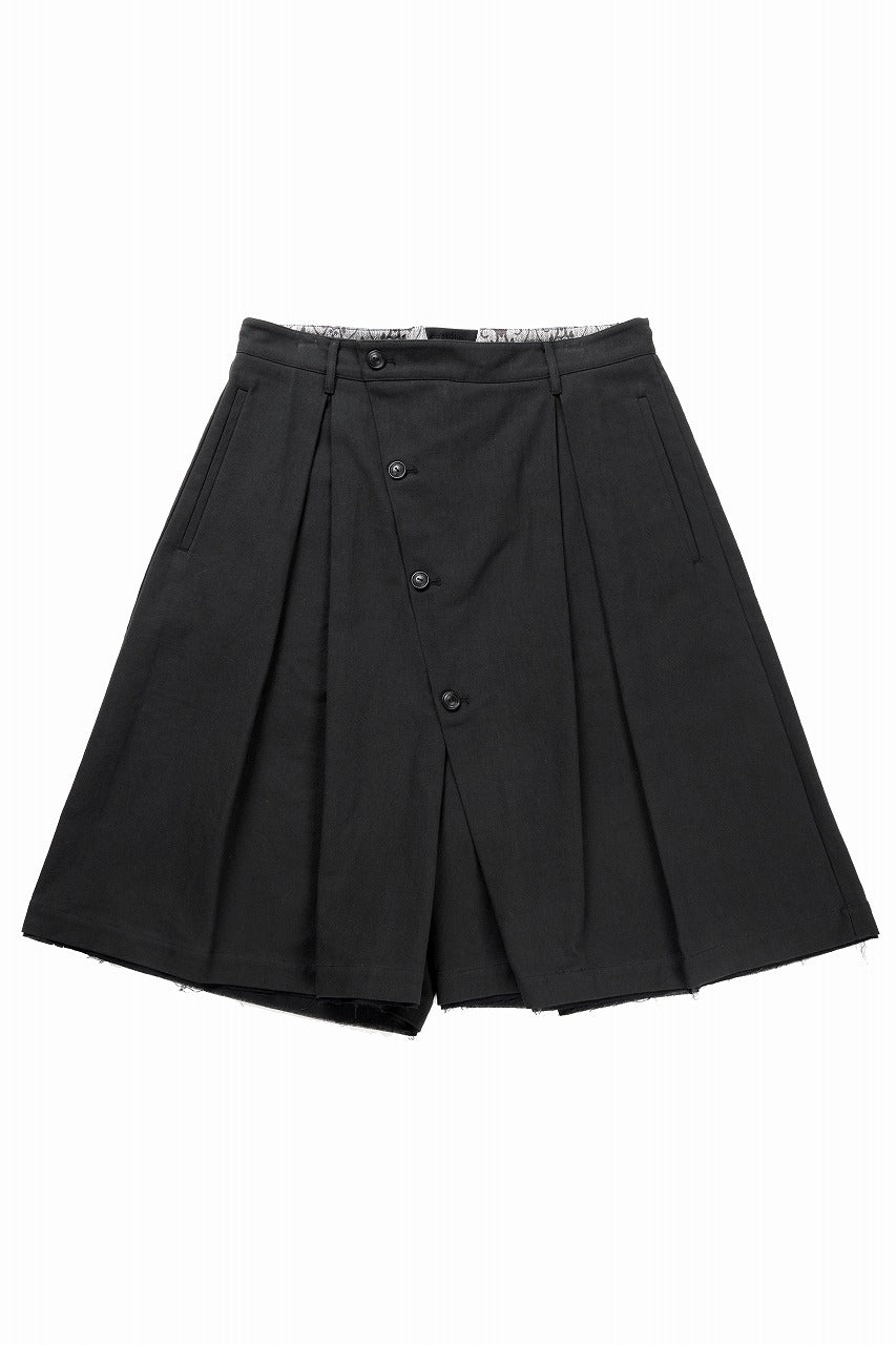 画像をギャラリービューアに読み込む, Professor.E BUTTON DRAFT SHORTS (BLACK)