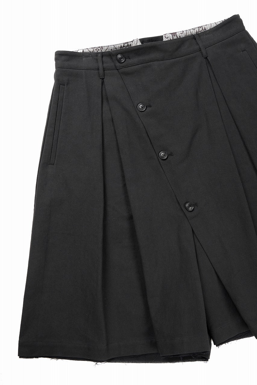 画像をギャラリービューアに読み込む, Professor.E BUTTON DRAFT SHORTS (BLACK)