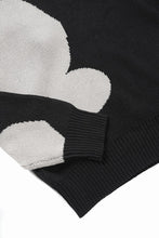 画像をギャラリービューアに読み込む, 【SAMPLE SALE】A.F ARTEFACT POLKA PATTERN KNIT TOPS (BLACK x BEIGE)