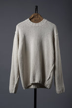Load image into Gallery viewer, Ten c KNIT / MAGLIA GIROCOLLO (BIANCO NEVE)