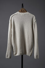 Load image into Gallery viewer, Ten c KNIT / MAGLIA GIROCOLLO (BIANCO NEVE)