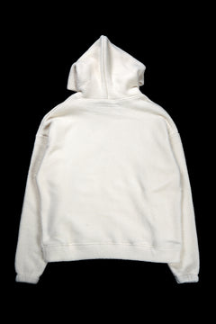 画像をギャラリービューアに読み込む, A.F ARTEFACT &quot;FLUFFY&quot; EMBROIDERED HOODIE / BomberFLEECE (IVORY)