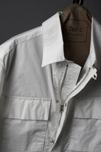 Load image into Gallery viewer, Ten c MID LAYER / HALF SLEEVE SHIRT JACKET (BIANCO NEVE)